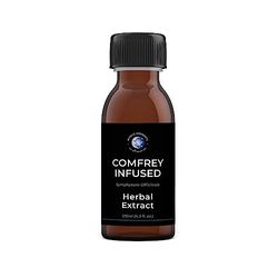 Mystic Moments | Comfrey Infused Herbal Oil | Symphytum Officinale | Skin Cell Regeneration & Injury Support | Natural Herbal Remedy for Eczema, Scars & Muscle Strains | 100ml