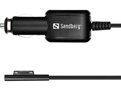 Sandberg Car Charger Surface Pro 3-7 | Chargeur pour Ordinateur Portable Microsoft Surface | Alimentation | SurfacePro 3/4/5/6/7/8 | Chargeur de Voiture | Entrée 12 V CC | 15 V CC Sortie 3,0A | 1 m