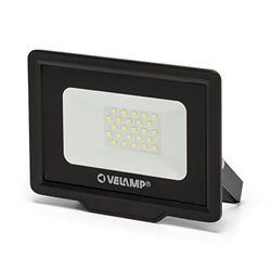 Velamp PADLIGHT5, proiettore LED SMD IP65, nero 6500K (Bianco Freddo), 20W