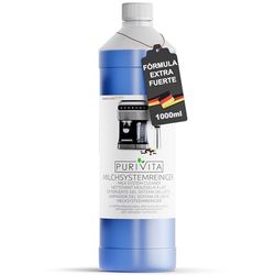 PURIVITA® Limpiador Universal del Sistema de Espuma de Leche [1L] - Liquido Descalcificador Cafetera - Apto para Todas las Cafeteras y Máquinas como De Longhi, Nespresso, Philipps & Krups - Antical