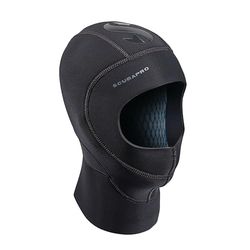 Scubapro EXODRY/TRILAME Hood 6/4 S/M Kit de détendeur pour plongée en Eau Froide Unisex-Adult, Black, S/M