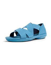 CAMPER Dames Right Nina-k201367 X-Strap Sandaal, blauw, 35 EU