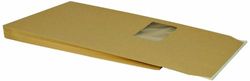 Bong 14067 vikbara kuvert DIN C4 självhäftande natronpapper 140 g/m² förpackning med 200 brun