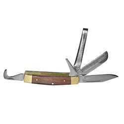 Ridkniv med trähandtag, med olika kniv, förpackad