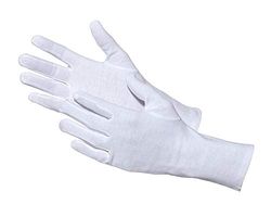 Jah Blanco:Tex 3101 katoenen handschoen 12 paar oekotex middelzwaar wit Gr. 9