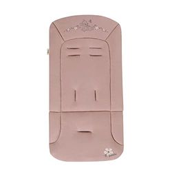 hauck Coussin Poussette Universelle - Également pour Nacelle Bébé, Remorque Velo Enfant - Coton, Respirant, Doux, Facile à Installer, Été et Hiver - Bambi Rose