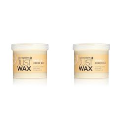 Salon System Just Wax Vanilla Cream Wax with an Intoxicating Aroma of Vanilla 450g (Pack of 2)