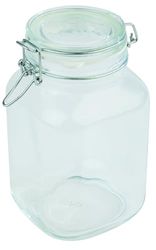APS voorraadpot met luchtdicht scharnierend deksel, voorraadpot, voorraadpot, 2 liter voorraadpot, voorraadpot 12 x 12 cm en 22 cm hoog