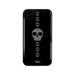 Puro - Silicon Case/Case - Skull - voor Apple iPhone 4 / 4S (TPU)