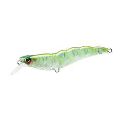Yo-Zuri R1161-LSAC Crystal 3D Garnalen Langzaam Zinkend Lokken, Lichtgevende Aurora Chartreuse
