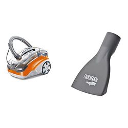Thomas 788568 Aqua+ Pet & Family Aspirateur, 1700 W, 2.4 liters, Orange/Gris & 787242 Suceur Spécial Matelas
