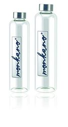 Drinkfles van borosilicaatglas, 1000 ml, zonder vilten cover