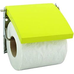 MSV Portarrollos de Pared MDF y Acero Inoxidable Verde Lima