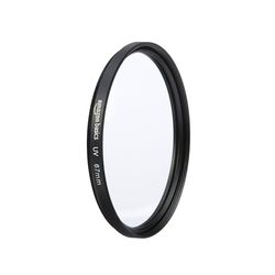 Amazon Basics - 67 mm Circular UV Protection Filter for Clearer Pictures, Protects from Dust, Dirt and Scratches