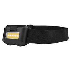 EMOS Mini hoofdlamp voor kinderen met 40 stuks lichtduur, COB LED-hoofdlamp met helderheid 110lm, 15m lichtbereik en 3 lichtmodi, schokbestendige hoofdlamp, werkt op batterijen