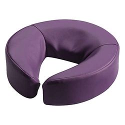 Master Massage Coussin de tête en mousse à mémoire de forme avec fermeture Velcro Violet