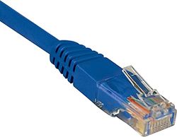 Eaton Cat6 Gigabit Snagless Molded UTP Patch Ethernet Cavo, RJ45 Maschio-Maschio, Blu, 3 piedi / 0,9 metri (N201-003-BL)