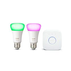 Philips Hue starterkit - wit en gekleurd licht - E27 - 2 lampen