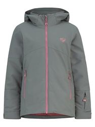 Ziener Giacca da sci per bambini, AMAJA, calda, traspirante, impermeabile, verde, 164