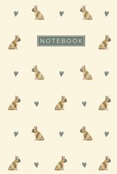 French Bulldog Notebook Hardcover: Cute Aesthetic Lined Journal for French Bulldog Lovers & Owners