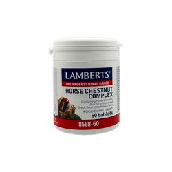Lamberts Complejo de Castaño de Indias, Blanco, 60 Tabletas