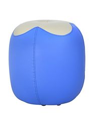 Tuoni Young Pouf, Piel, Azul Oscuro, 39x39x42 cm