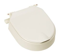 Etac Hi Loo vaste verhoogde toiletbril met deksel 10 cm/10,2 cm