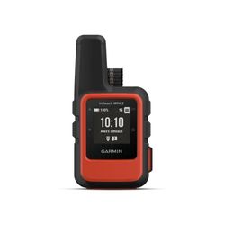 Garmin inReach Mini 2, Dispositivo Compacto de comunicación satelital con mensajería, Rojo