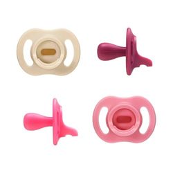 Tommee Tippee Ultralichte StayPut fopspeen, 6-18 m, verpakking van 4 stuks, eendelig siliconen design