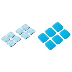 Beurer EM 50 Kit de rechange coussins en gel, utilisable avec le coussin EM 50 Menstural Relax TENS 6 coussins en gel autocollants, 50 x 56 mm & EM 59 Heat coussins en gel, dimensions : 45x 45 mm