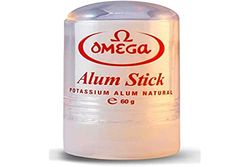 Omega Piedra Alumbre 60 gr, Único, Estándar