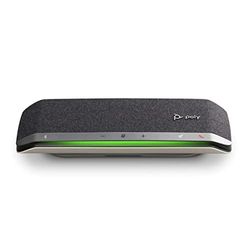 Poly - Altoparlante per conferenze Sync 40 (Plantronics) - per lavorare in modo flessibile - si collega a PC/Mac con cavo USB-A/USB-C, smartphone tramite Bluetooth, compatibile con Teams, Zoom e altro