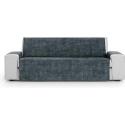 ECOMMERC3 Universal and Versatile 4 Seater Sofa Cover – Anthracite Grey Easy to Install Protector for Back, Seat and Arms