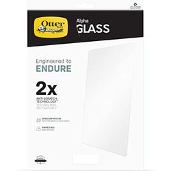 OtterBox Alpha Glass Screen Protector for iPad 10th gen 2022, iPad 11th gen 2025 (A16), Tempered Glass, x2 Scratch Protection, Antimicrobial Protection