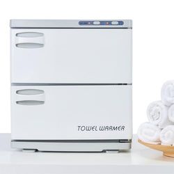 Master Massage Calentador de toallas de 35 l, 2 puertas, calentador de toallas, calentador de toalla, armario para hotel, peluquería, masaje, spas