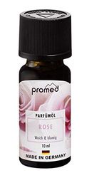 Huile de parfum Promed Rose 10 ml pour diffuseur d'arômes, lampes à parfum, assainisseurs d'air, huiles aromatiques pour aromathérapie
