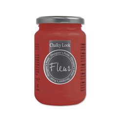 FLEUR DESIGNER'S PAINT | Pittura ad Acqua, Effetto Gesso Naturale, Extra Opaca, Fleur Chalky F36, Colore Cherry Lips, Made in Italy, Formato da 330 ml