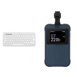 Logitech Pebble Keys 2 & Acer Connect Enduro M3 5G Router/Mobile