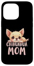 Chihuahua mamma cane chihuahua mamma cucciolo carino Custodia per iPhone 14 Pro Max