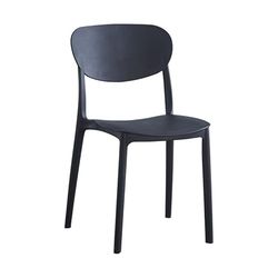 SHIITO | Modèle Soho - Chaise de Salle à Manger | 92 x 46 x 55 - Couleur Noire | Simple et Robuste