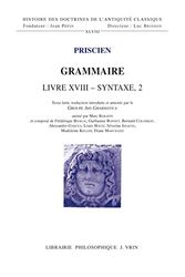 Grammaire, livre XVIII : Syntaxe 2