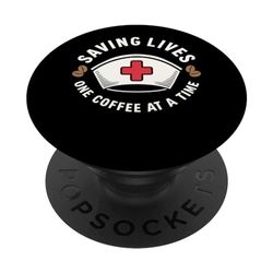 Enfermería Hospital Salud - Enfermera PopSockets PopGrip Intercambiable