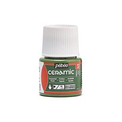 Pebeo - Cerámica - Color opaco para terracota, cerámica y loza - Botella 45 ml, Verde