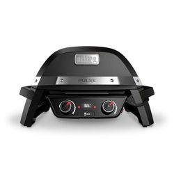 Weber Pulse 2000 Electric Table Grill 2200 W Black – Barbecue (2200 W, Grill, Electric, 490 x 390 mm, Table, Grill)