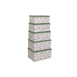 CAJA SET 5 KARTON 50X35X25 GIFTS GROEN