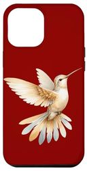 Custodia per iPhone 14 Pro Max Colorato colibrì amante natura grafica