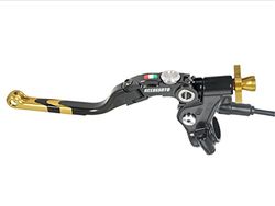 Commande d'embrayage à câble Accossato avec Levier de révolution coloré (Bouton+Insertion+régulateur), avec Micro Inclus pour Benelli TNT 1130 Cafe Racer de 2006 à 2014 CC 1130