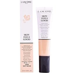 Lancôme Skin Feels So Good Fondotinta Liquido, 025W Soft Beige, 30 ml