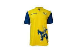 Chievo Verona Stagione 2020/2021 Maillot de Match à Domicile Mixte, Giallo, 2XL