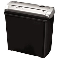 Fellowes Trito 2S - Destructora trituradora de papel, corte en tiras, 5 hojas, color negro
